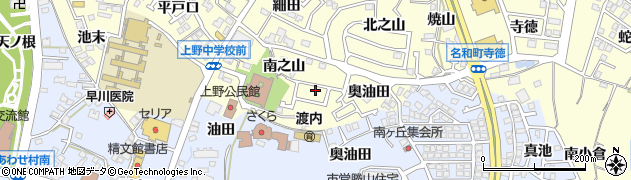 愛知県東海市名和町南之山34周辺の地図