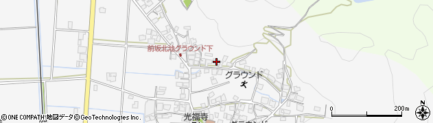 兵庫県西脇市黒田庄町前坂718周辺の地図