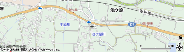 岡山県津山市池ケ原584周辺の地図