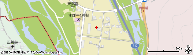 兵庫県神河町（神崎郡）貝野周辺の地図