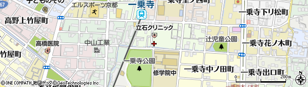 京都府京都市左京区一乗寺里ノ前町63周辺の地図