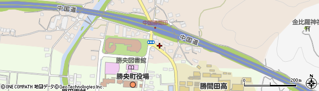 武蔵チェーン作州電器勝央店周辺の地図