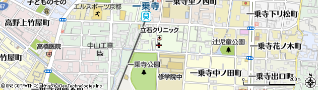京都府京都市左京区一乗寺里ノ前町65周辺の地図