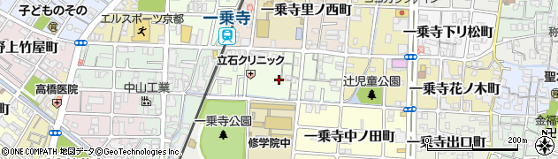 京都府京都市左京区一乗寺里ノ前町53周辺の地図