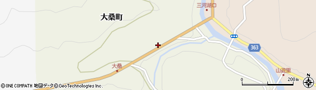 愛知県豊田市大桑町（時上ケ）周辺の地図