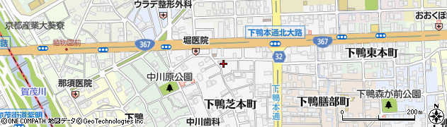 京都府京都市左京区下鴨西本町62周辺の地図