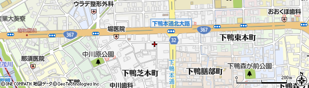 京都府京都市左京区下鴨西本町59周辺の地図