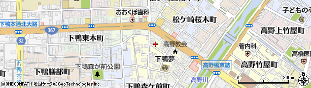 京都府京都市左京区下鴨東高木町25周辺の地図
