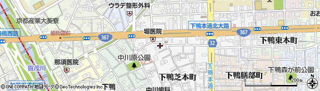 京都府京都市左京区下鴨西本町2周辺の地図