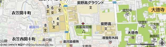 京都府京都市北区紫野大徳寺町103周辺の地図
