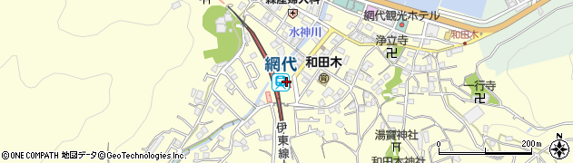 静岡県熱海市周辺の地図