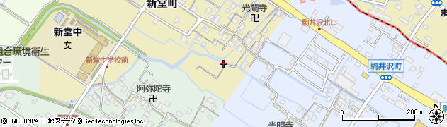 滋賀県草津市新堂町234周辺の地図
