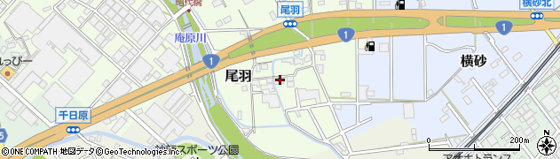静岡県静岡市清水区尾羽252周辺の地図