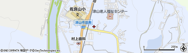 岡山県津山市皿849周辺の地図