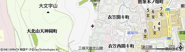 京都府京都市北区大北山鏡石町周辺の地図