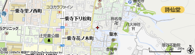 京都府京都市左京区一乗寺門口町周辺の地図