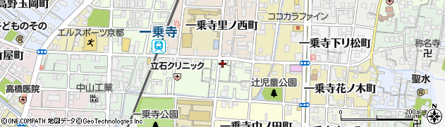 京都府京都市左京区一乗寺里ノ前町75周辺の地図