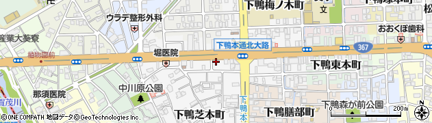 京都府京都市左京区下鴨西本町37周辺の地図