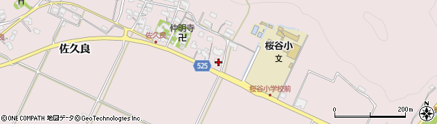 滋賀県蒲生郡日野町佐久良198周辺の地図