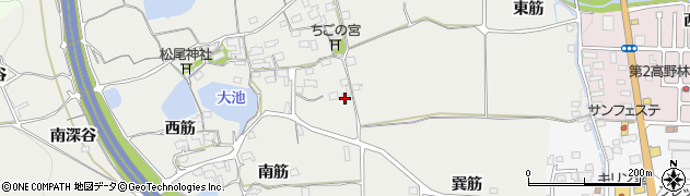 京都府亀岡市千代川町湯井中筋65周辺の地図