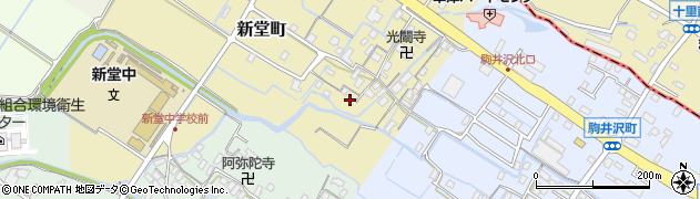 滋賀県草津市新堂町196周辺の地図