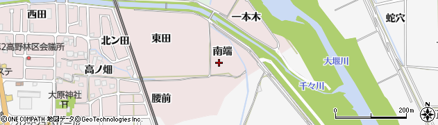 京都府亀岡市千代川町高野林（南端）周辺の地図