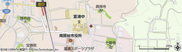 富浦美容室周辺の地図
