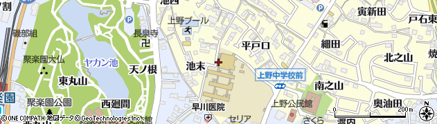 愛知県東海市名和町（奥平戸）周辺の地図