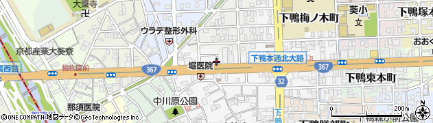 京都府京都市左京区下鴨西本町27周辺の地図