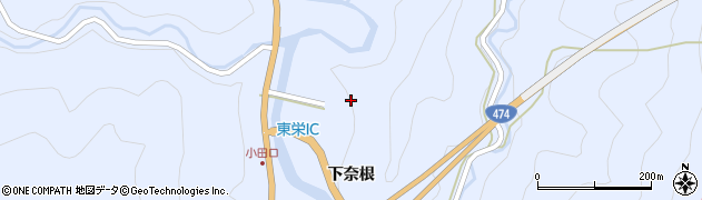 愛知県北設楽郡東栄町三輪下奈根69周辺の地図
