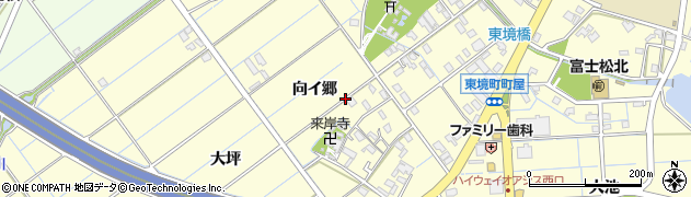 愛知県刈谷市東境町向イ郷周辺の地図