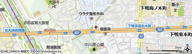 京都府京都市左京区下鴨西本町18周辺の地図