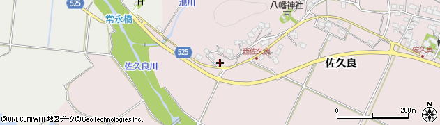 滋賀県蒲生郡日野町佐久良884周辺の地図