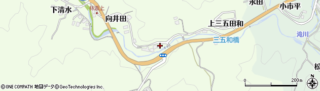 愛知県豊田市林添町下三五田和周辺の地図