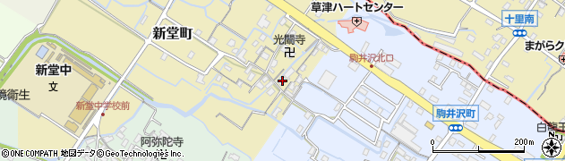 滋賀県草津市新堂町227周辺の地図