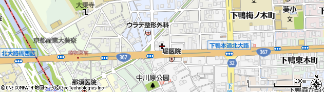 京都府京都市左京区下鴨西本町20周辺の地図