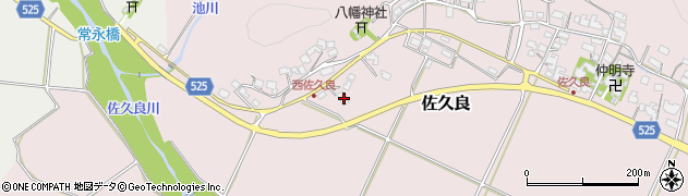 滋賀県蒲生郡日野町佐久良771周辺の地図