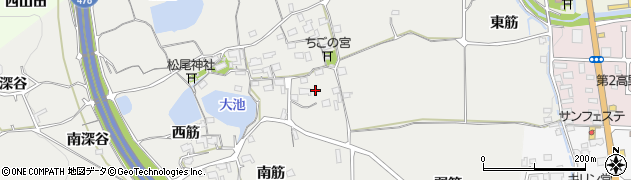 京都府亀岡市千代川町湯井中筋47周辺の地図