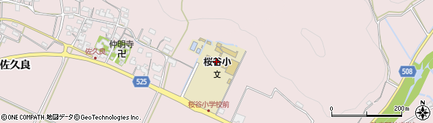 滋賀県蒲生郡日野町佐久良37周辺の地図