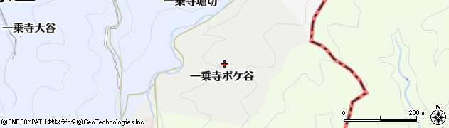 京都府京都市左京区一乗寺ボケ谷周辺の地図