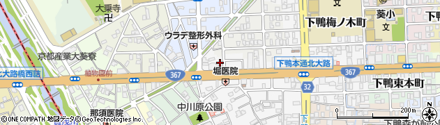 京都府京都市左京区下鴨西本町22周辺の地図