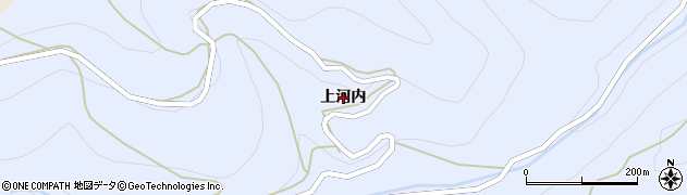 愛知県東栄町（北設楽郡）三輪（上河内）周辺の地図