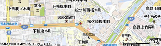 京都生活協同組合　コープ下鴨周辺の地図