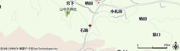 愛知県豊田市九久平町石鍋周辺の地図