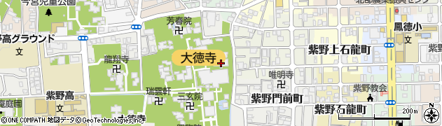 京都府京都市北区紫野大徳寺町52周辺の地図