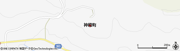愛知県豊田市神殿町周辺の地図