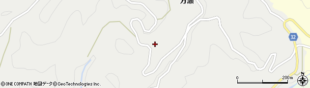 愛知県新城市連合一本杉周辺の地図