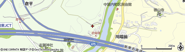 愛知県豊田市岩倉町（申堂）周辺の地図