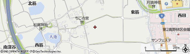 京都府亀岡市千代川町湯井中筋60周辺の地図