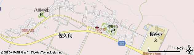 滋賀県蒲生郡日野町佐久良381周辺の地図